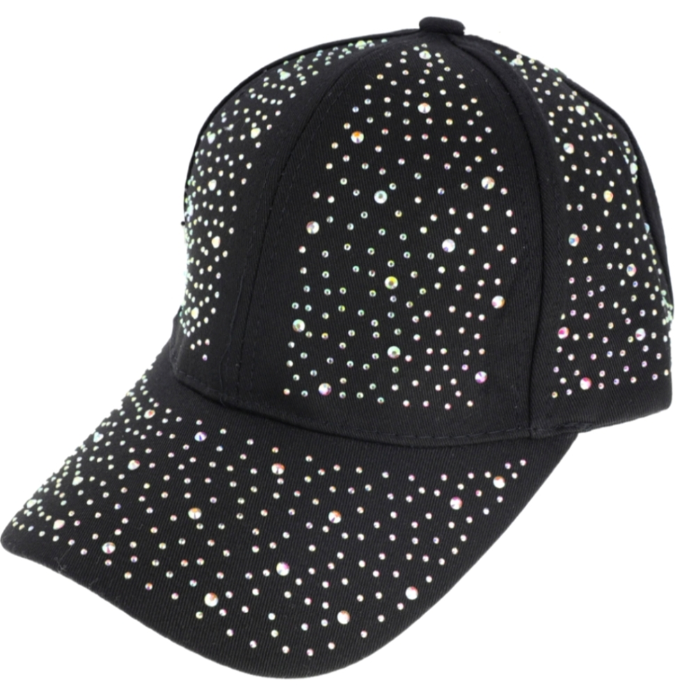 NWT High Fashion Bling Embellished Rhinestone Cotton Embellished Baseball CaP